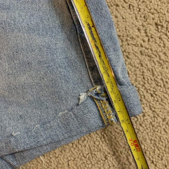 LIGHT WASHED HIGH WAISTED ZAFUL SHORTS - Picture 5 of 5